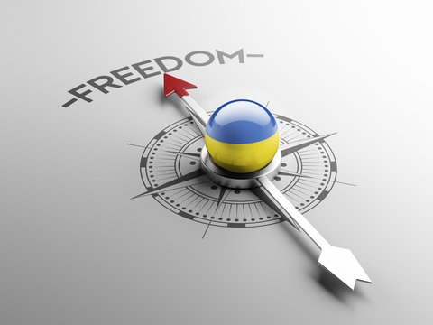 Ukraine Freedom Concept