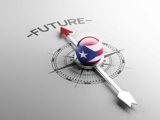 Fototapeta premium Puerto Rico Future Concept