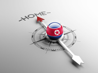 Fototapeta premium North Korea Home Concept
