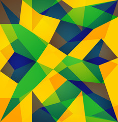 Brazil flag colors concept beautiful vector texture background