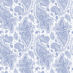 Seamless Paisley background.