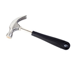 Iron hammer isolated on a white background