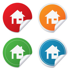 Home sign icon. Main page button. Navigation