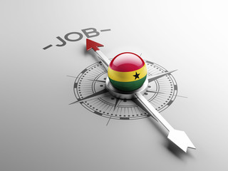 Ghana Job Concept