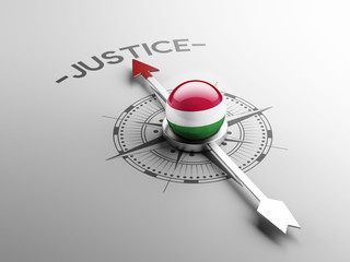 Fototapeta premium Hungary Justice Concept.