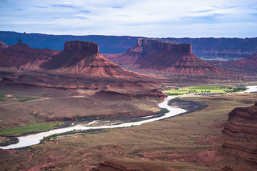 Colorado River professor valley overlook utah