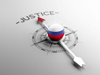 Fototapeta premium Russia Justice Concept.
