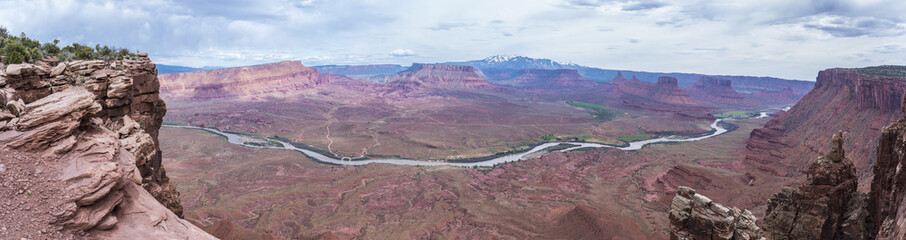 Panorama of the professor valley from the overlook utah © Krzysztof Wiktor