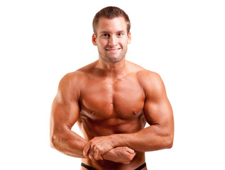 Fototapeta premium young bodybuilder