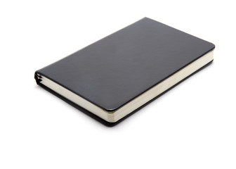 Black Notebook isolated