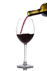 Fotobehang Pouring red wine © ellisia