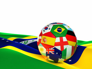 Brazil soccer ball