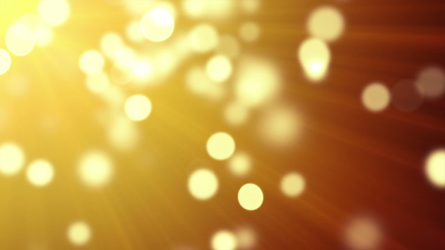 gold bokeh lights loopable background