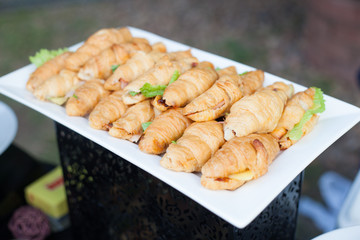 Bread on a plate