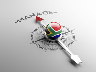 Fototapeta premium South Africa Manage Concept