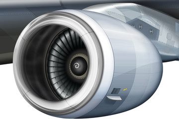 Strahltriebwerk freigestellt