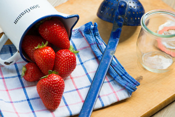 Zutaten für Erdbeermarmelade