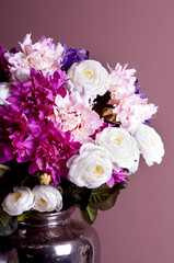 bouquet of flowers in a vase