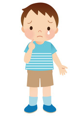 幼い子供　男の子