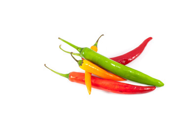Colorful hot chilli