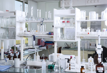 Chemical laboratory background