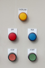 electric control box in oil and gas processing plant