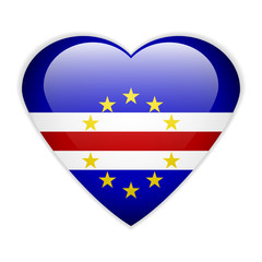 Cape Verde flag button.