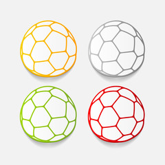 realistic design element: ball