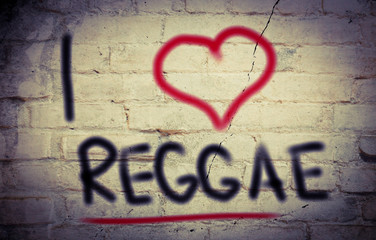 I Love Reggae Concept