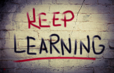 Keep Learning Concept