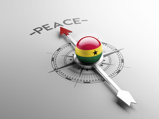 Fototapeta premium Ghana Peace Concept.