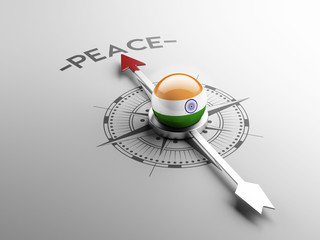 India Peace Concept.