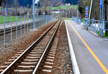 Fototapeta premium alps train