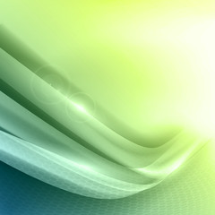 Green blue abstract background