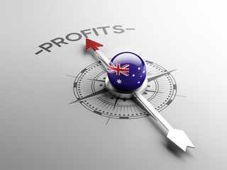 Australia Profit Concept.
