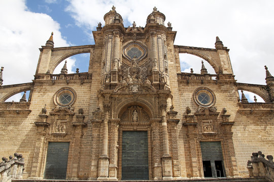 The Cathedral of San Salvador in Jerez de la Frontera, Spain