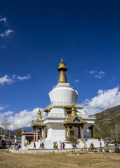 Fototapeta premium national memorial chorten, Bhutan