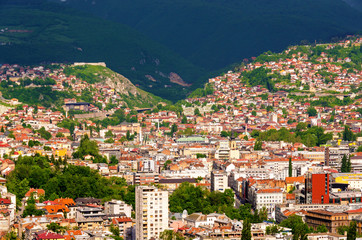 Fototapeta premium Sarajevo landscape