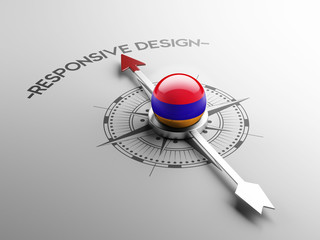 Fototapeta premium Armenia Responsive Design Concept