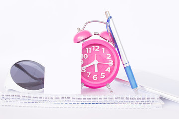 Alarm Clock With Note Paper And Pen