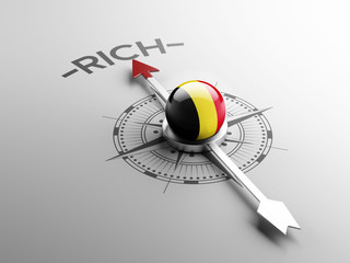 Fototapeta premium Belgium Rich Concept.
