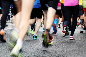 Fototapeta premium Marathon runners
