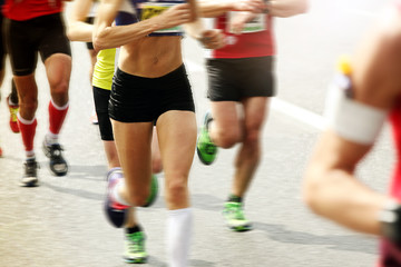 Fototapeta premium Marathon runners