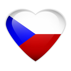 Czech Republic flag button.