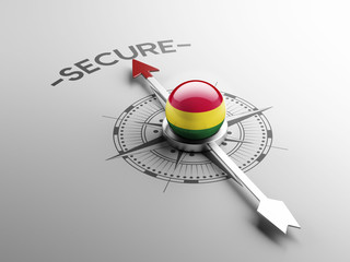Fototapeta premium Bolivia Secure Concept