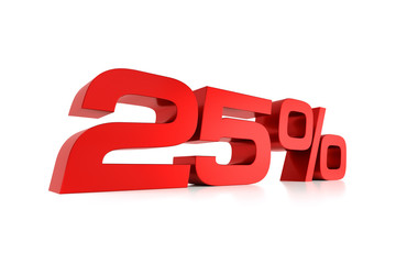 Serie Prozente - 25 Prozent