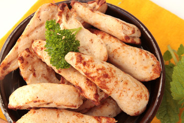 aiguillettes de poulet