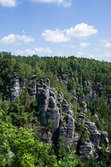 Elbsandsteingebirge, Sachsen, Deutschland