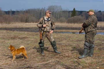 talk of two hunters on the field