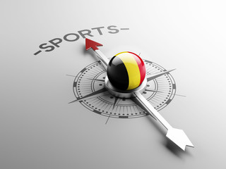 Fototapeta premium Belgium Sports Concept